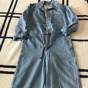 Levi’s Iconic Jumpsuit Light Blue Size Small
